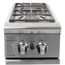 DCS Natural Gas Double Side Burner Built In BGB132BI