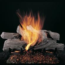 Rasmussen 20-Inch Evening CampFire Gas Log Set With Vented Natural Gas Flaming Ember Burner - Match Light image