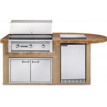 Lynx Sedona Deluxe BBQ Island With 36-Inch Propane Gas BBQ Grill With Rotisserie - Sandalwood image