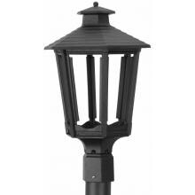 American Gas Lamp Works GL1600 Cast Aluminum Manual Ignition Natural Gas Light With Open Flame Burner For Post Mount image