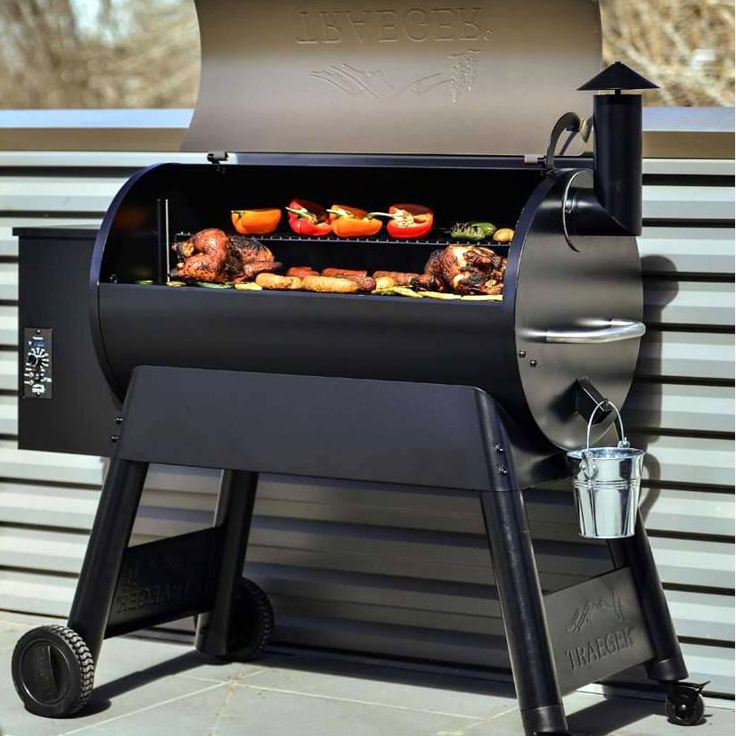 Traeger Pro Series 34 Pellet Grill On Cart Bronze 2016 Model BBQ Guys