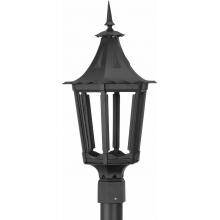 American Gas Lamp Works GL1400 Cast Aluminum Manual Ignition Natural Gas Light With Open Flame Burner For Post Mount image