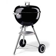 Weber One-Touch Silver 18.5 Inch Kettle Grill - Black