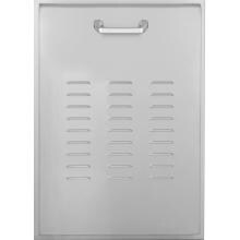 BBQ Guys Kingston Raised Series Roll Out Propane Tank Storage Bin Front View