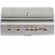 Coyote S-Series 42-Inch 5-Burner Built-In Natural Gas Grill With RapidSear Infrared Burner & Rotisserie - C1SL42NG image
