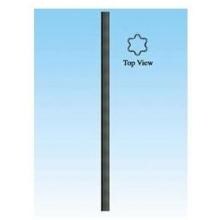 American Gas Lamp Works P150 8 Foot Fluted Aluminum 3 Inch Gas Light Post