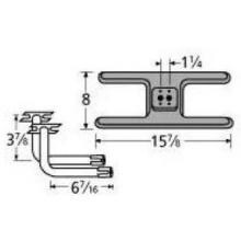 Cast Iron H Twin, Centered, 1.25 Inch Offset Burner 20502-75812 image