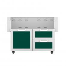 Hestan Double Drawer And Door Tower Cart For 42-Inch Gas Grill - Grove - GCR42-GR image