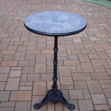 Oakland Living Stone Art Aluminum 4 Person Table