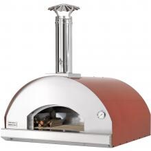 Fontana Forni Forno Toscano Marinara 39-Inch Countertop Wood-Fired Pizza Oven - Red image