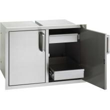 Fire Magic Premium Flush 30-Inch Enclosed Cabinet Storage With Drawers With Soft Close - 53930SC-22 image