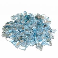 Peterson Real Fyre Caribbean Blue Reflective Fire Glass - 10 Lbs image