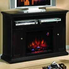 Cannes 47-Inch Electric Fireplace Media Console - Espresso - 23MM378