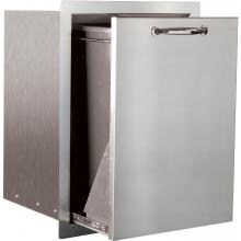 Summerset 24-Inch Stainless Steel Flush Mount Roll-Out Trash Drawer - SSTD-1 image