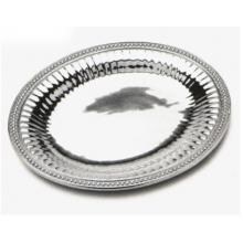 Wilton Armetale Flutes & Pearls Medium Oval Tray - 272014