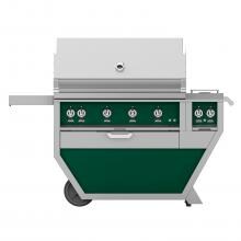 Hestan Deluxe 42-Inch Freestanding Natural Gas Grill W/ All Infrared Burners, Rotisserie & Double Side Burner - Grove - GSBR42CX2-NG-GR image