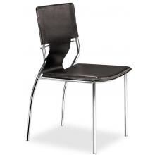 Zuo Modern Trafico Side Chair Espresso (Set Of 4 Chairs) 404133 image