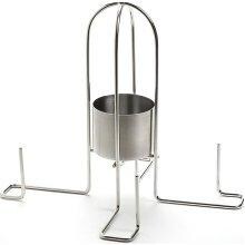 Outset Stainless Steel Flavor Roaster For Chicken & Potatoes With Cup