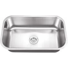 Platinum Sinks 30 X 18 16-Gauge Single Bowl Stainless Steel Undermount Sink image