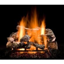 Hargrove Gas Logs 24-Inch Rustic Timbers Vented Gas Log Set With H-Burner