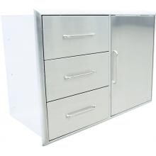 Saber 36-Inch Access Door & Triple Drawer Combo image