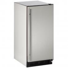 U-Line 60 Lb. 15-Inch Outdoor Rated Clear Ice Maker With Gravity Drain - U-CLR1215SOD-00B image