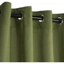 Sunbrella Outdoor Curtain With Grommets By Hatteras Outdoors - 52 1/2 X 84 Inch - Cilantro
