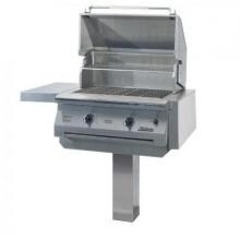 Solaire 30 Inch All Infrared Natural Gas Grill On In-Ground Post - SOL-IRBQ-30IR-IGP-NG image