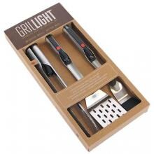 3-Piece Stainless Steel BBQ Tool Set With LED Lights image