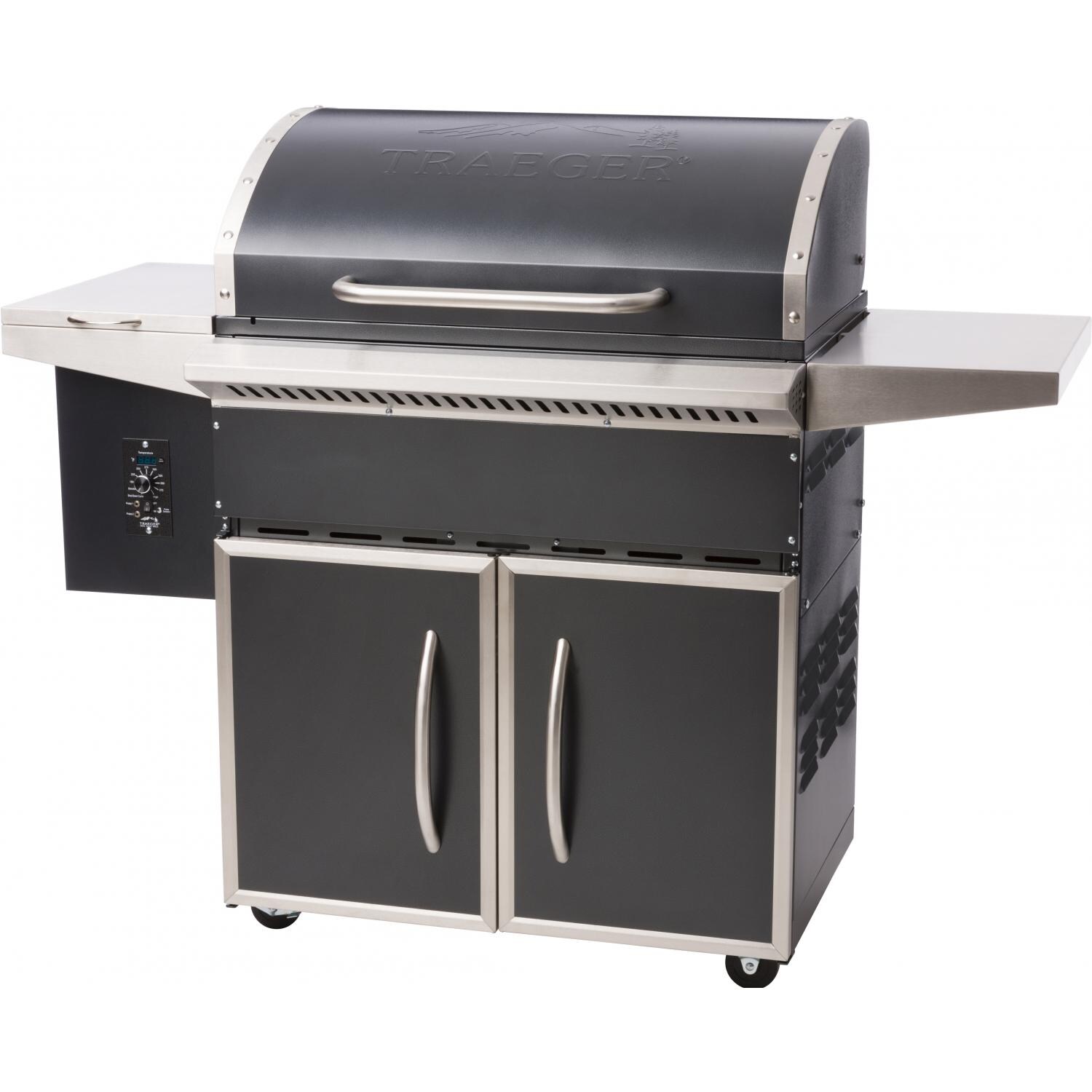 Traeger Select Pro Pellet Grill On Cart Blue 2016 Model BBQ Guys