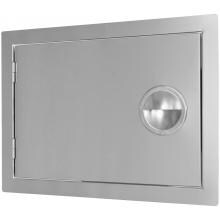 BBQ Guys Portofino Series 24 Inch Left-Hinged Single Access Door - Horizontal