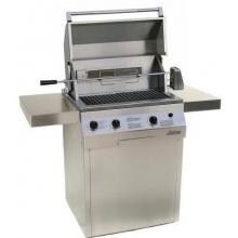 Solaire Gas Grills 27 Inch Deluxe All Convection Natural Gas Grill With Rotisserie On Square Cart Base