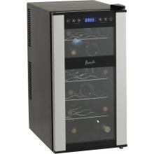 Avanti 18 Bottle Thermoelectric Freestanding Dual Zone Wine Cooler - Black - EWC1802DZ
