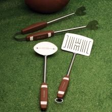 Football 3 Piece BBQ Tool Set