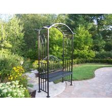 Oakland Living Mississippi Royal Arbor With Bench - Black