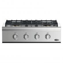 DCS 30-Inch Professional 4-Burner Natural Gas Cooktop - CPV2-304-N image