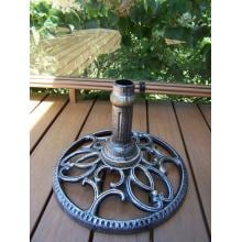 Mississippi Round Umbrella Stand - Antique Pewter