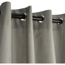 Sunbrella Outdoor Curtain With Grommets By Hatteras Outdoors - 52 1/2 X 84 Inch - Dove