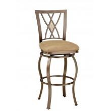 Hillsdale Brookside 24 Inch Diamond Back Swivel Counter Stool - Brown - 4815-827 image