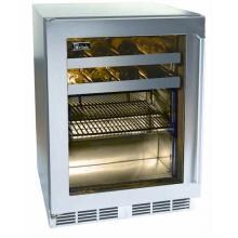 Perlick HP24BS-3L 16-Bottle / 54 Can Built-In Beverage Center - Glass Door / Stainless Steel Trim
