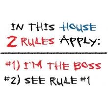 Attitude Aprons 2 Rules Apply Apron