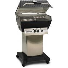 Broilmaster P3-XF Premium Propane Gas Grill On Stainless Steel Cart image