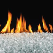 Peterson Real Fyre 24-Inch Clear Indoor/Outdoor See-Thru Fire Glass Set With Vented Natural Gas Stainless G45 Burner - Manual Safety Pilot image