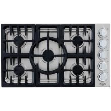 DCS 36-Inch 5-Burner Propane Gas Drop-In Cooktop By Fisher Paykel - CDU365L DCS 36-Inch 5-Burner Propane Gas Drop-In Cooktop By Fisher Paykel - CDU365L