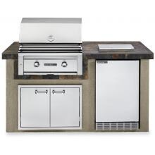 Lynx Sedona BBQ Island With 30-Inch Propane Gas BBQ Grill - Falcon Gray image
