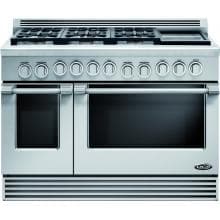 DCS Professional 48-Inch 6-Burner Propane Gas Range With Griddle By Fisher Paykel - RGV-486GD-L