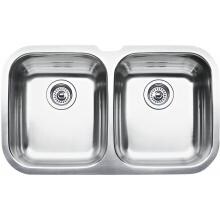 Blanco Niagara 30 X 18 18-Gauge Equal Double Bowl Stainless Steel Undermount Sink - 440160 image
