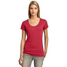 District Junior Ladies Deep Scoop T-Shirt XL - Bright Coral image