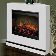 Dimplex Contemporary Convertible 40-Inch Electric Fireplace - White - BSPC-26-CON