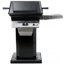 PGS A30 Cast Aluminum Freestanding Propane Gas Grill On Black Patio Base image